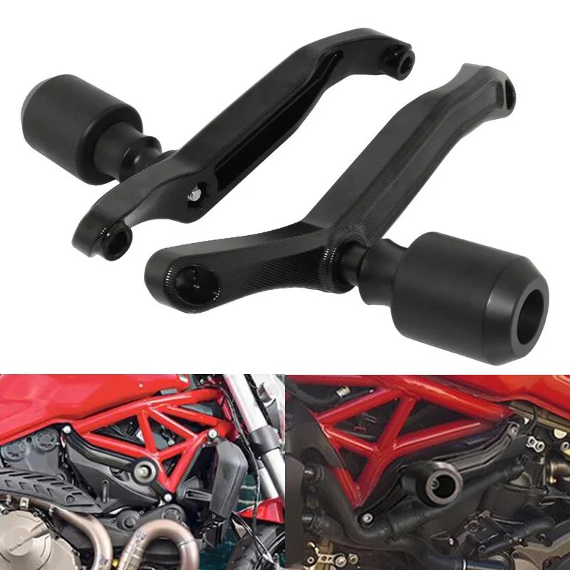 

Мотоцикл для Ducati Monster 821 1200 1200S слайдеры рамы двигателя Противоударная колодка падающий защитный кожух