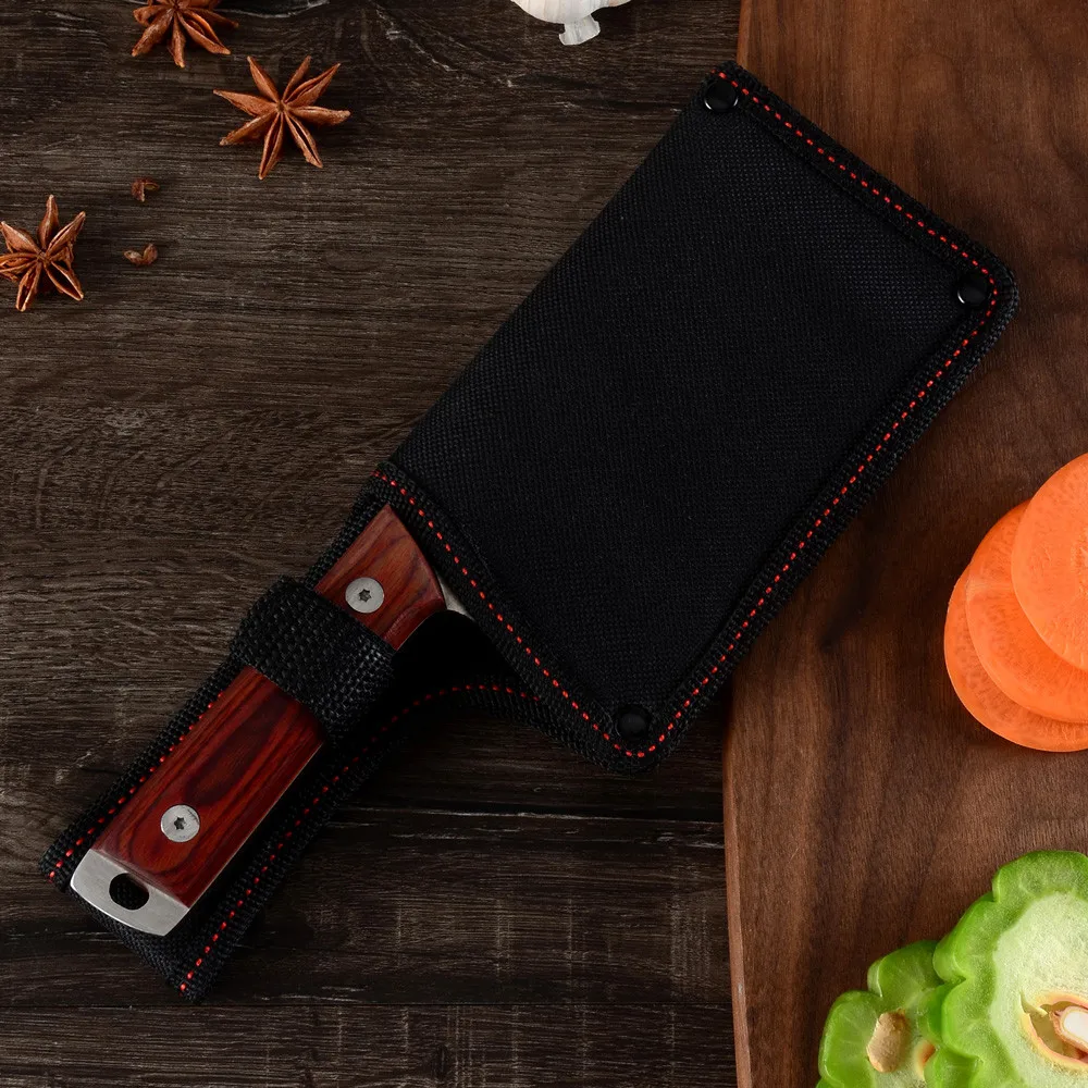 Китайский нож XYj с ножнами из ткани Оксфорд портативный кухонный для улицы набор