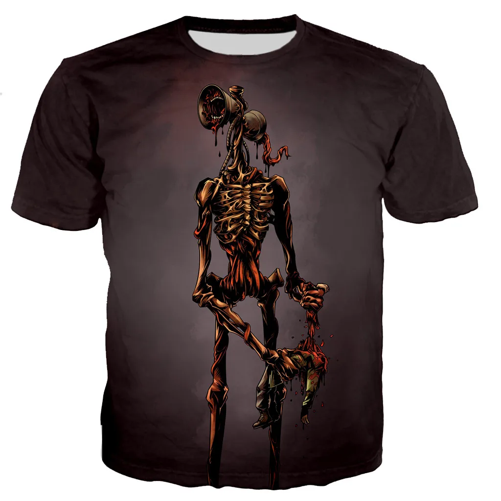 

2021 Summer New Men's and Women's T-shirt 3D Printing Children Fashion Casual Oversized Top