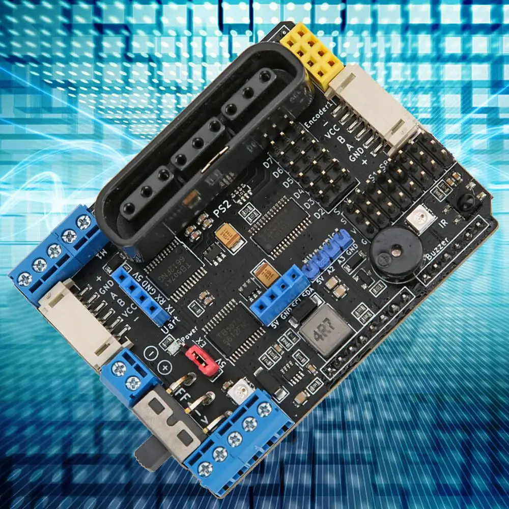 5V 4-полосная TB6612 модуль постоянного тока привода PS2 мотор контроллер доска подходит для Arduino Nano V3.0 мотор драйвер модуль