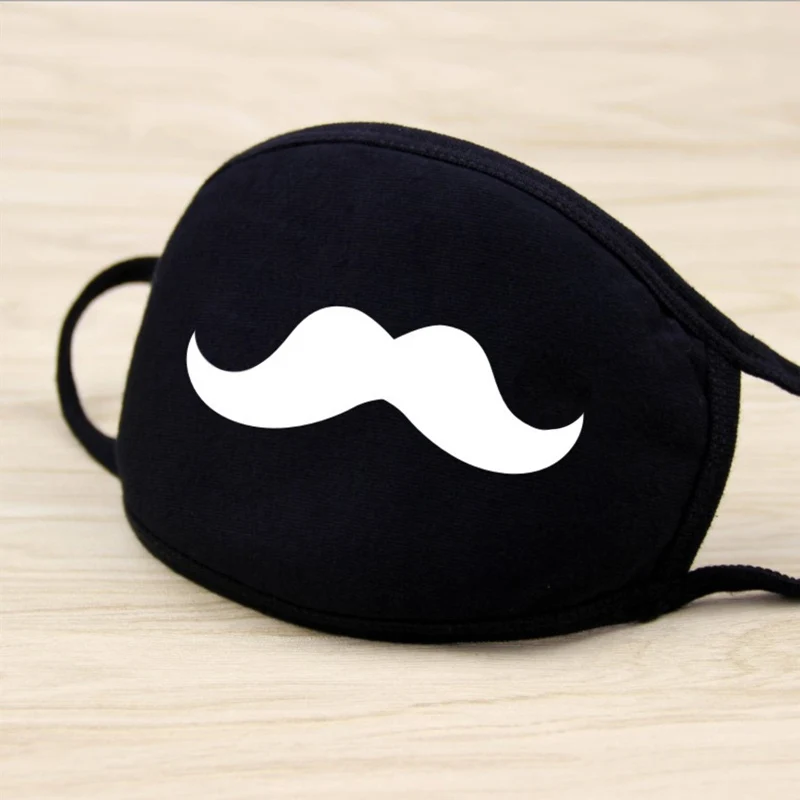 Пылезащитная хлопковая маска для мужчин и женщин многоразовая мультяшная с