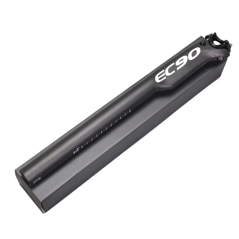 2020 EC90 MTB Bicycle seatpost Road Carbon Fibre Bike Seatpost Parts 27.2 30.8 31.6-350/400MM Seat Post | Спорт и развлечения