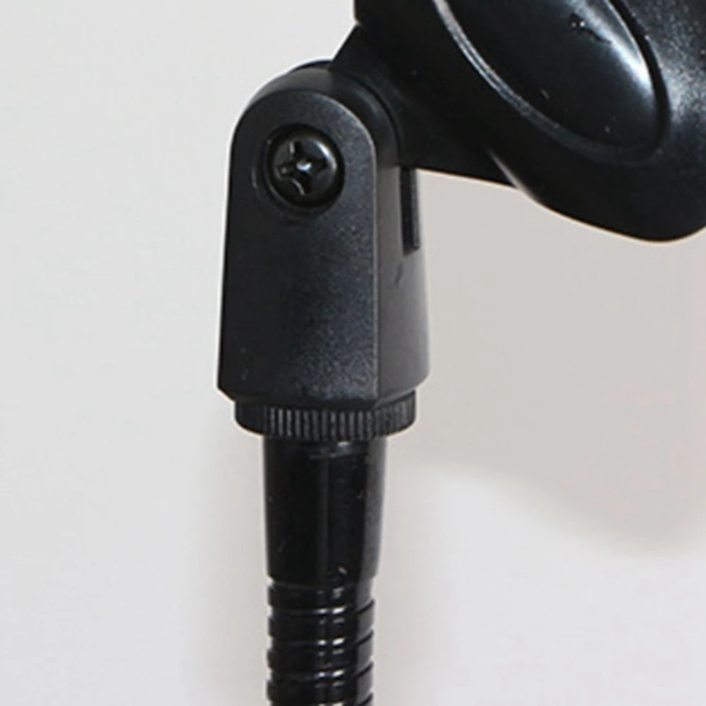 

Iron Threaded Microphone Gooseneck Bendable MIC Neck Black 25cm Microphone Replacement Accessory