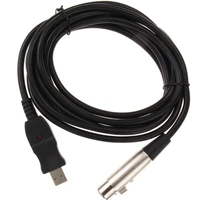usb microphone cable usb male to xlr female mic link studio audio cable connector cords adapter