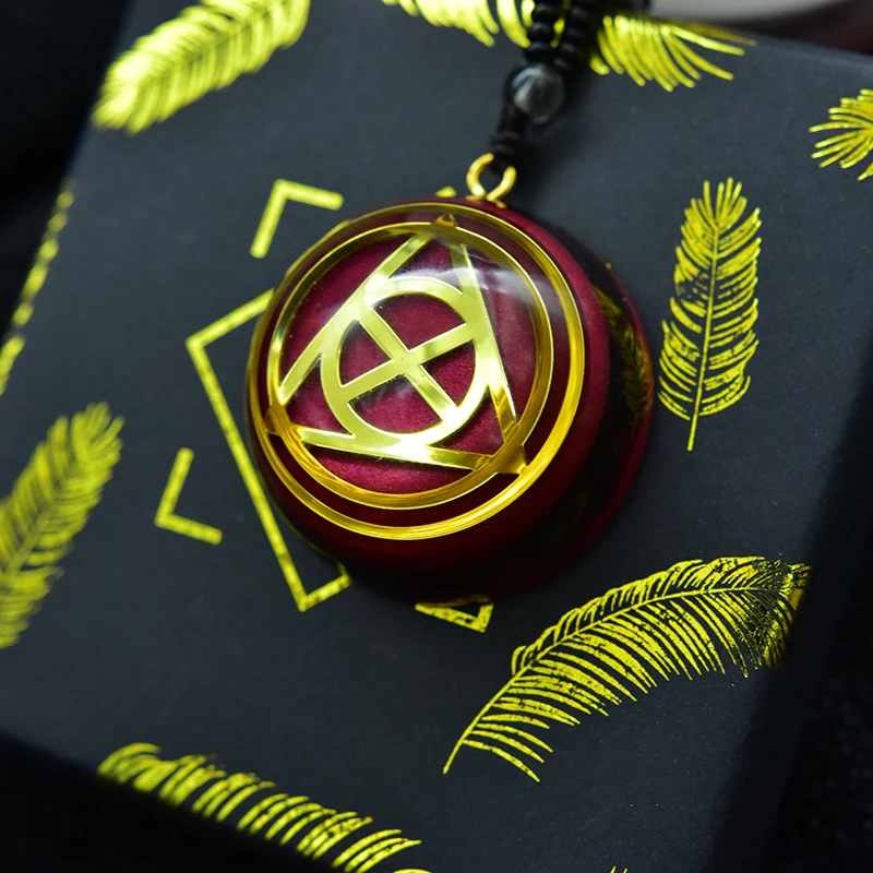 Новый оригинальный природный кристалл гранат энергия ОРГОН кулон