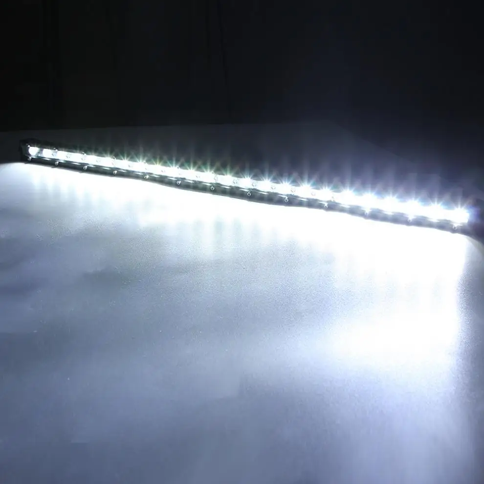 

26 Inch 72W LED Strip Light Bar Single Row Offroad Car LED Work Light Lamp for Jeep SUV Motorcycle