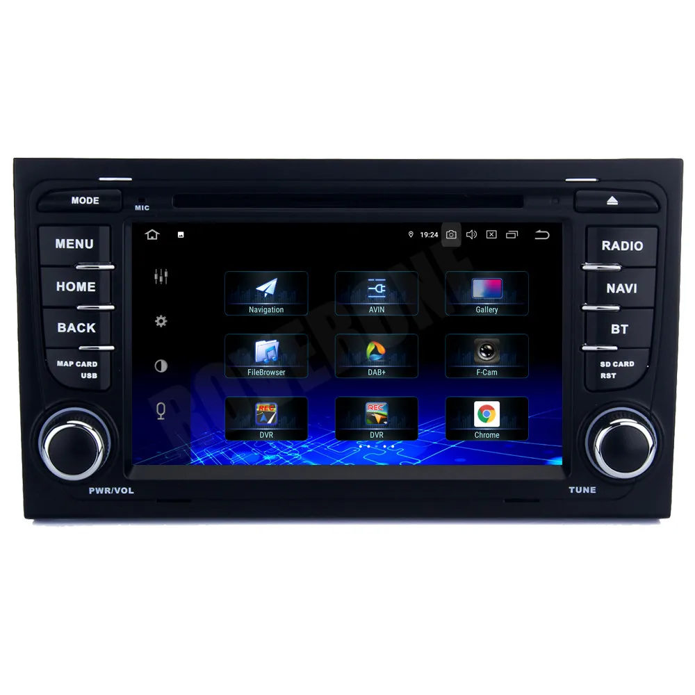 RoverOne Восьмиядерный чистый Android 10 для Audi A4 S4 RS4 8E 8F B6 B9 B7 RNS-E Авто Радио Стерео GPS