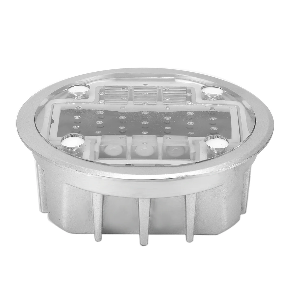 

24V 6 LED Aluminum Road Stud Warning Light Outdoor Garden Driveway LampWarning