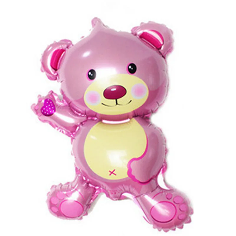 1 шт. миниатюрный милый медвежонок алюминиевая фольга подарочные украшения для