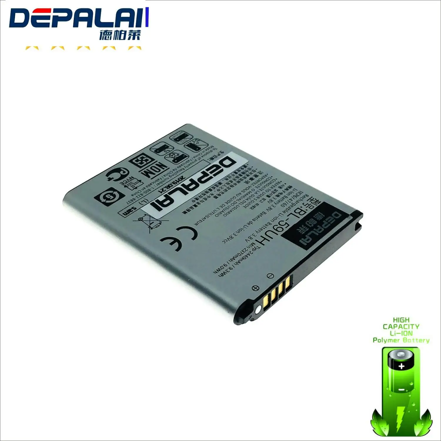 3100 мА/ч BL59UH BL 59UH Батарея для LG G2 мини D620 D620R D620K D618 D315 F70 D410 L65 D285|Аккумуляторы