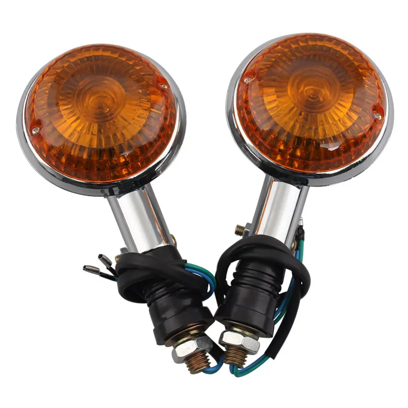 Поворотный сигнал для мотоцикла фонарь поворотный Янтарный подходит Yamaha Virago XV250