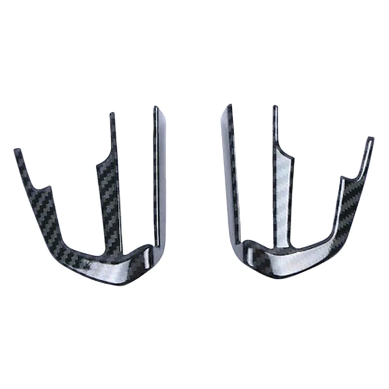 

Отделка кнопки рулевого колеса из углеродного волокна для Cadillac CT4 2020, 2 шт.