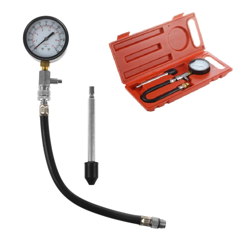 G 324 Автомобильный авто двигатель бензиновый компрессионный тестер 0 ~ 300PSI