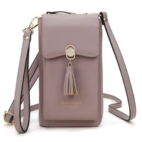 women small crossbody bag wallet female mini shoulder bag lady cell phone pocket women messenger leather wallet coin purse