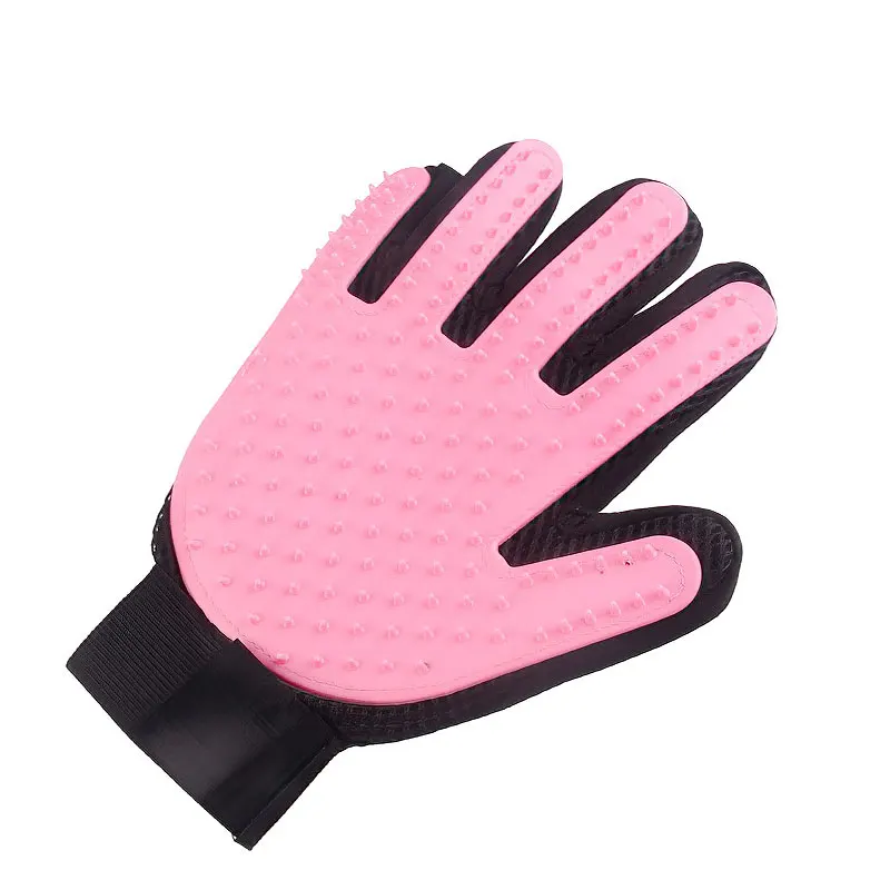 

1PC Dog Pet Grooming Glove Silicone Cats Brush Comb Deshedding Hair Gloves Dogs Bath Cleaning Supplies Animal Combs