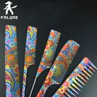 Профессиональные парикмахерские гребни fnлуне, Переводные, антистатические, спутывающиеся, для ухода за волосами, укладки