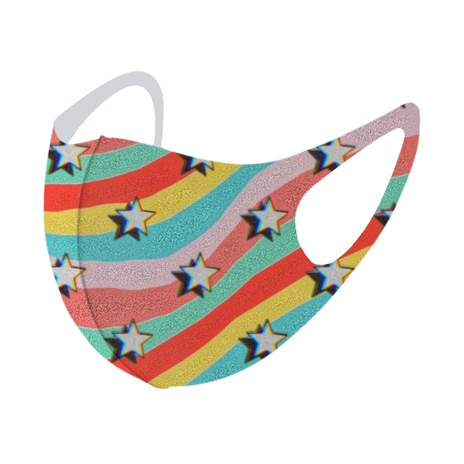 

1pc Adult Comfortable Mask Polyester Fiber Washable Reusable Shade Masks Anti-dust Breathable Face And Mouth Mask Maschera d5