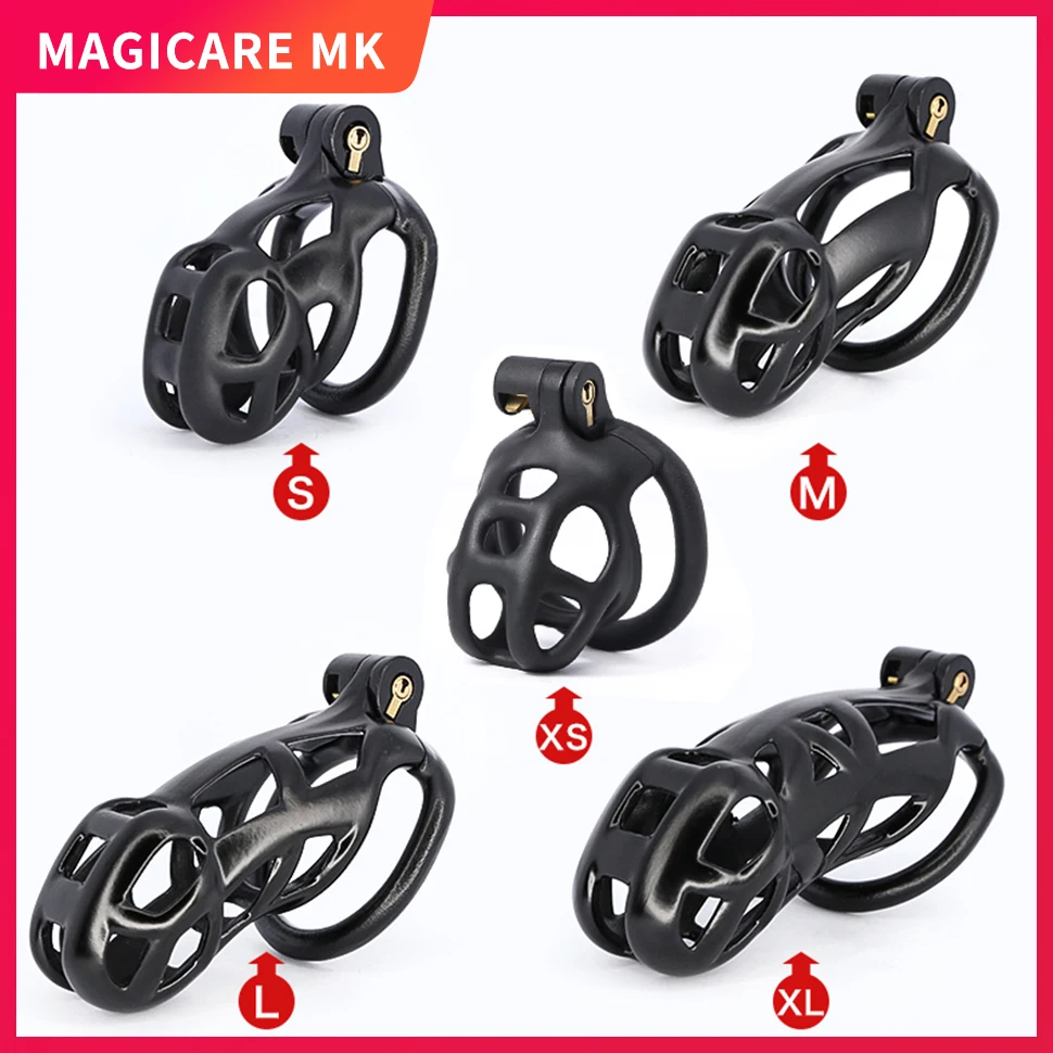 Mamba 3D Printing Cock Cage Penis Sleeve Plastic Lockable Male Chastity Device Rings Adult Games Sex Toys For Men - купить по