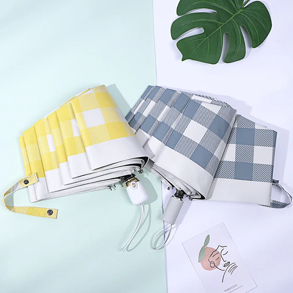 

Полностью автоматический зонт KoKoBin, сетчатый виниловый складной солнцезащитный Зонт двойного назначения с защитой от ветра и дождя