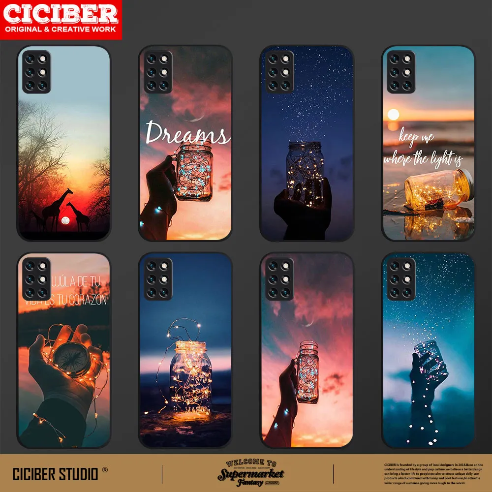 

Sunset Cover for Oneplus 8 8T 9 9R 7 7T 6 6T Pro Nord N10 N100 Phone Cases For1+8 1+7 1+6 1+9 1+9R Black TPU Phone Cases Funda