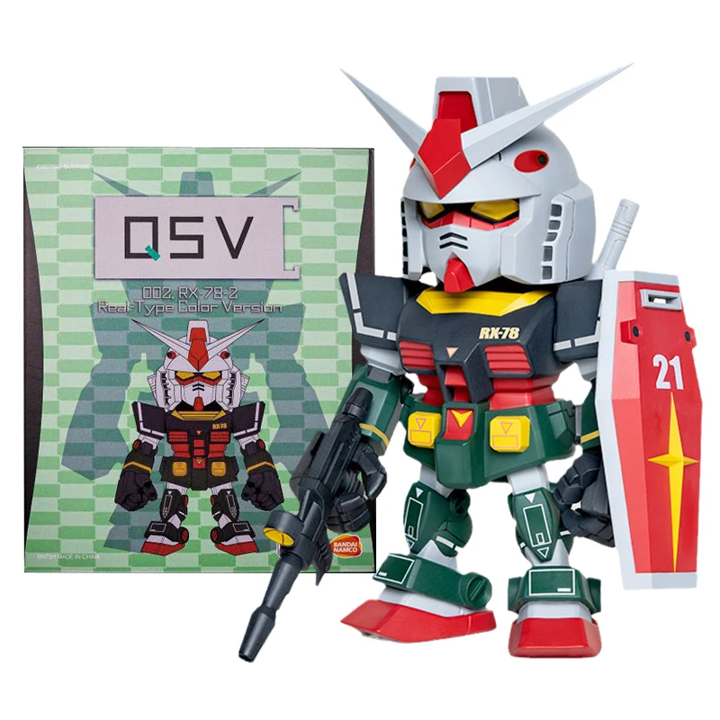 

Набор оригинальных моделей Bandai Gundam аниме фигурки QSV 002 RX-78-2 Gundam коллекция Gunpla аниме экшн-Фигурки игрушки для детей