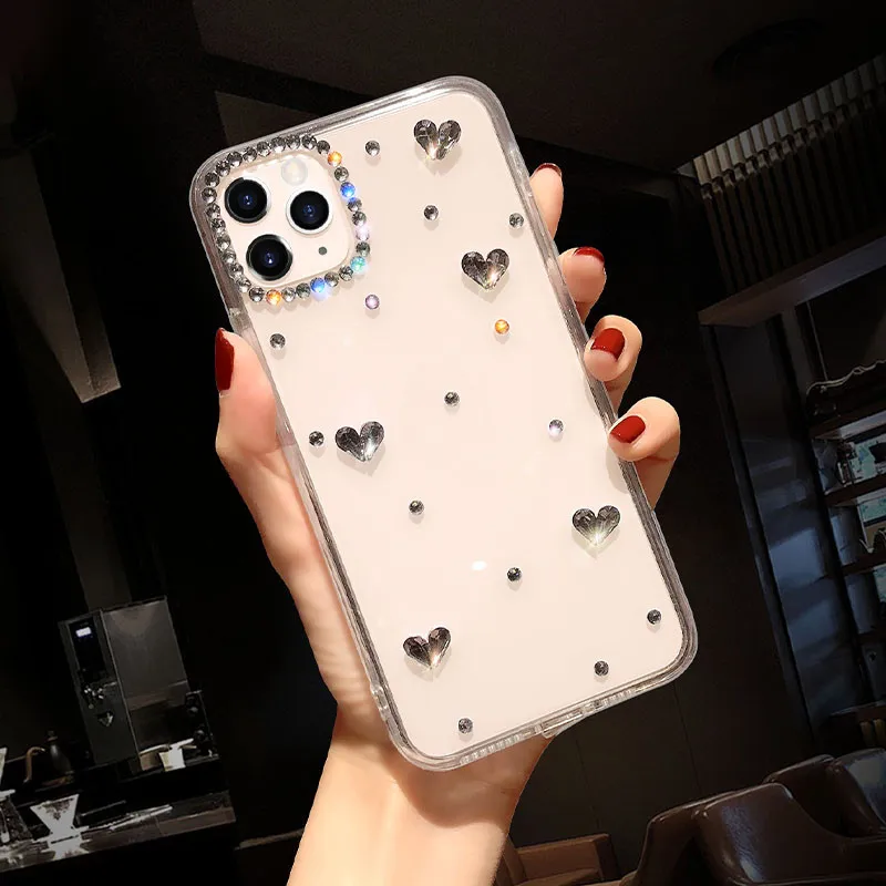 

Sparkling Diamond Silicone Case For Huawei Y9 Y9s Y8p Y7a Y7p Y7 2020 Y6 Prime 2018 2019 Pro Y6s Transparent Phone Bag Cover