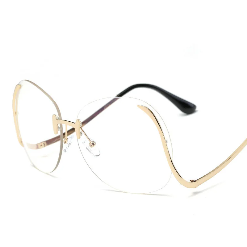 

2020 Brand Personality Trendy Irregular Legs Big Frame Ladies Sunglasses Oversized Square Shades Women Vintage Travel Eyewear