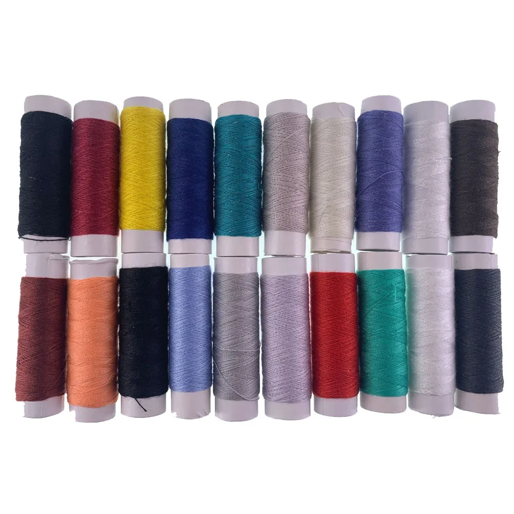 

10Pcs Mixed Polyester Yarn Sewing Threads Sewing Machine Hand Embroidery 50 Yard Each Spool For Home Thread DIY Accessory