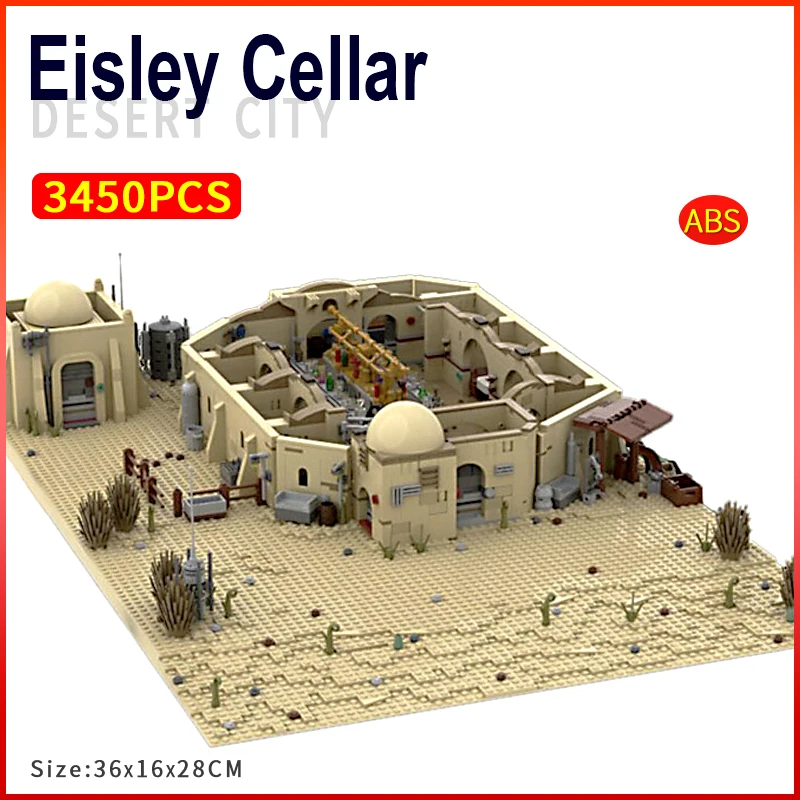 

Строительные блоки MOC Space Wars City архитектурные кубики, военная база Mos-Eisley Cantina, игрушки для детей на день рождения