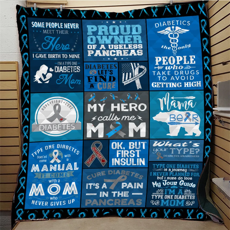 

SOFTBATFY Diabetics Quilt Blanket for Bed Soft Dropshipping