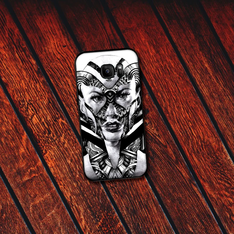 Чехлы для мобильных телефонов с абстрактными персонажами samsung M10 M20 M30 S6 S7 Edge S10 S9 S8