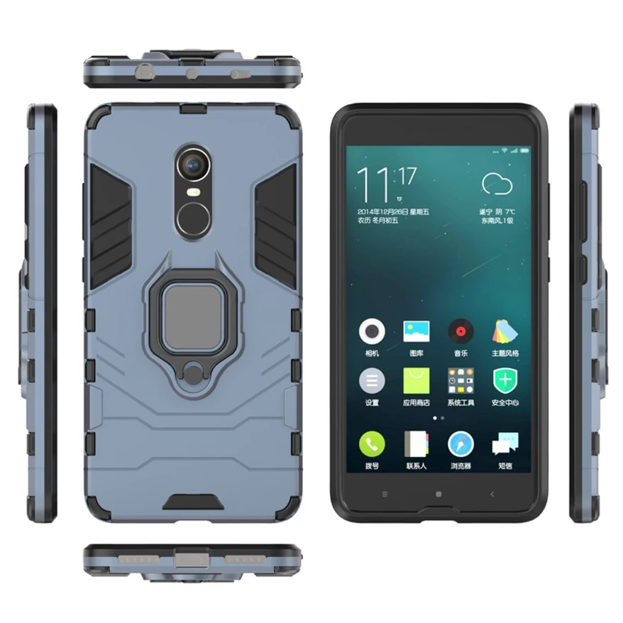 Мобильный телефон с кольцом для корпуса: XiaoMi RadMi Note5 Note6 Note7 5plus 6 7A K20 pro Lite магнитный