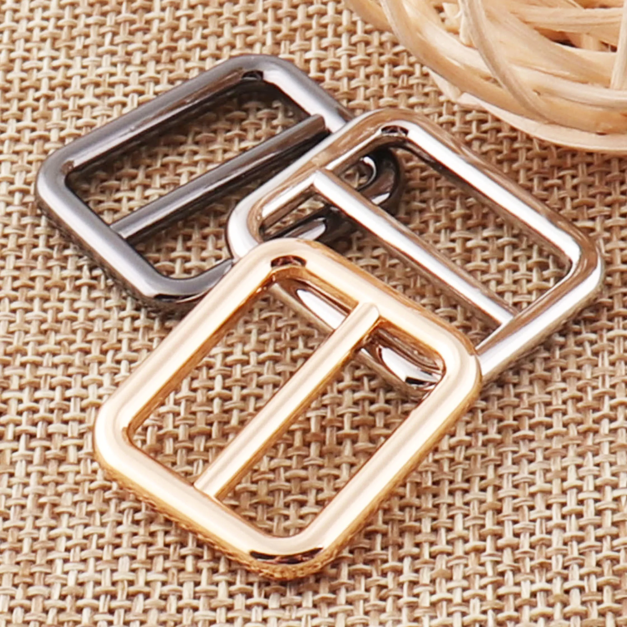 20 шт. металлические серебристые/металлические/бледно золотистые скользящие