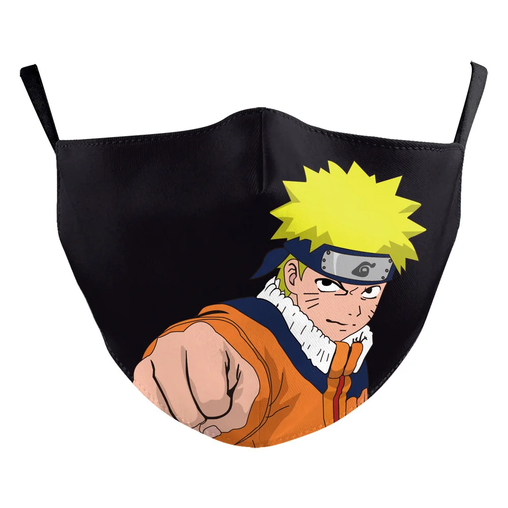 Короткая футболка с героями из японского аниме Какаси Скунс Забавные Маски Рот