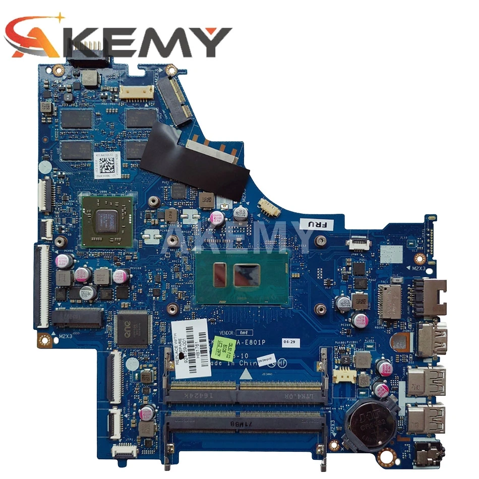 Online Für HP Pavilion 15-BS Laptop-Motherboard I7-7500U / CPU 924759-601 924759-001 CSL50 / CSL52 LA-E801P 100% Getestet