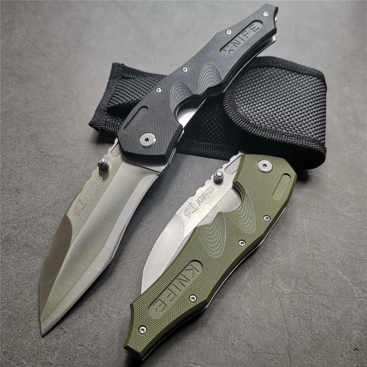 G10 Ручка Открытый походный Нож EDC инструмент для охоты походная Рыбалка
