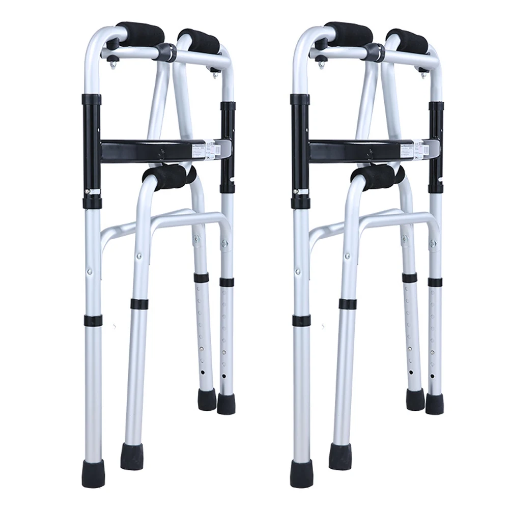 

Cofoe Lightweight Aluminum folding Mobility Multi-function Walking Frame Walking Training Walkers aid bath chair for the Elderly