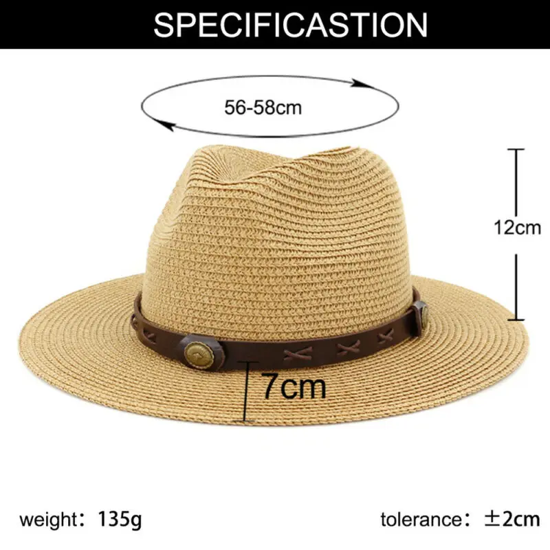 Горячая Распродажа Женская Мужская Fedora Мужская Гангстерская шляпа женская летняя пляжная шляпа соломенная шляпа-Панама