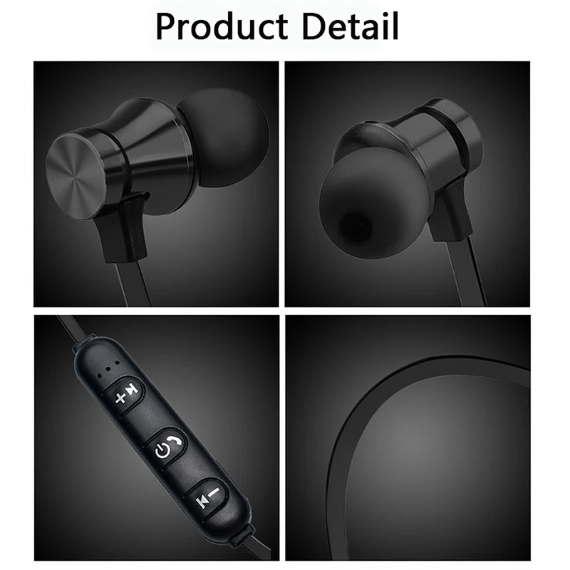 Магнитные Bluetooth-наушники беспроводные наушники-вкладыши Спортивная Музыкальная