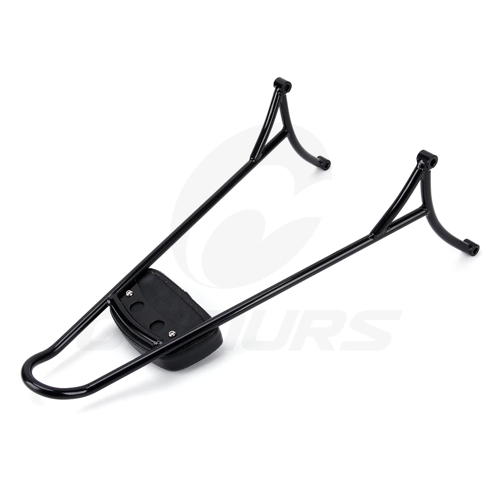 OUMURS мотоцикл пассажирский сидси бар спинки подушки Pad черный для Harley Iron Sportster XL883 XL1200 48 72 2004