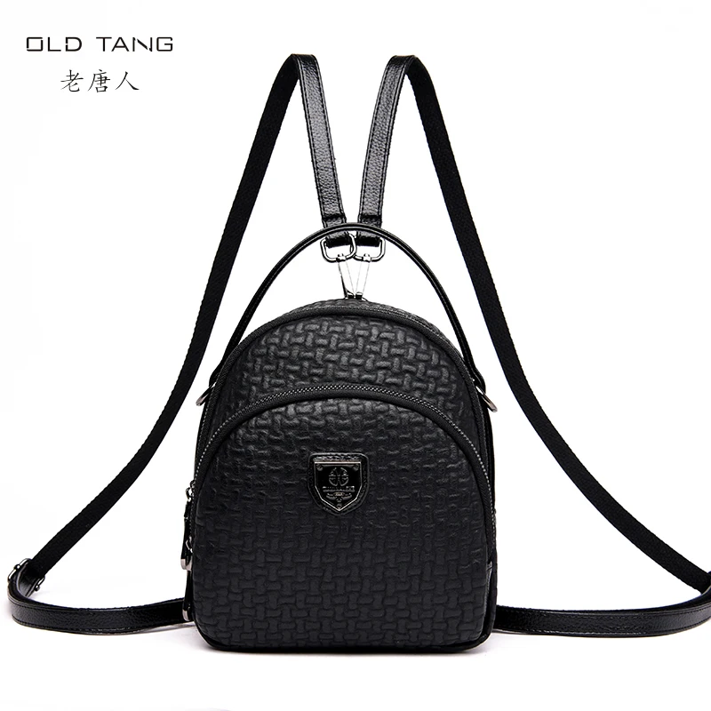 Старый Тан 2019 женские рюкзаки из натуральной кожи женский рюкзак небольшой
