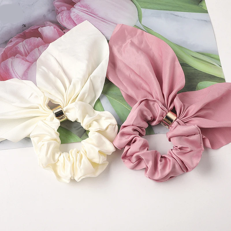 Новинка 2020 женские резинки для волос головные уборы банты атласный держатель