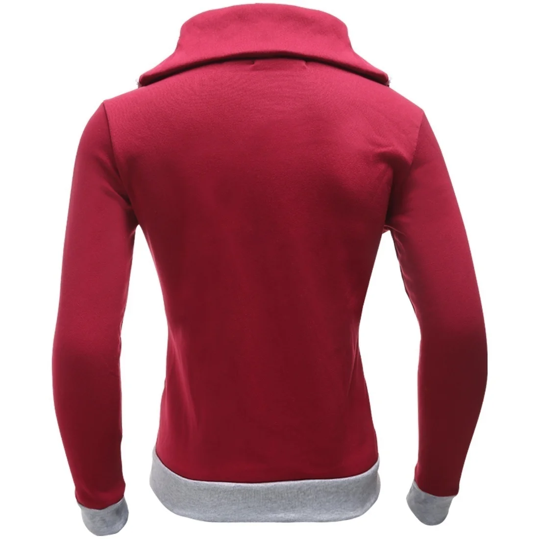 Свитшот ZOGAA мужской с большими лацканами приталенный Повседневный худи из хлопка