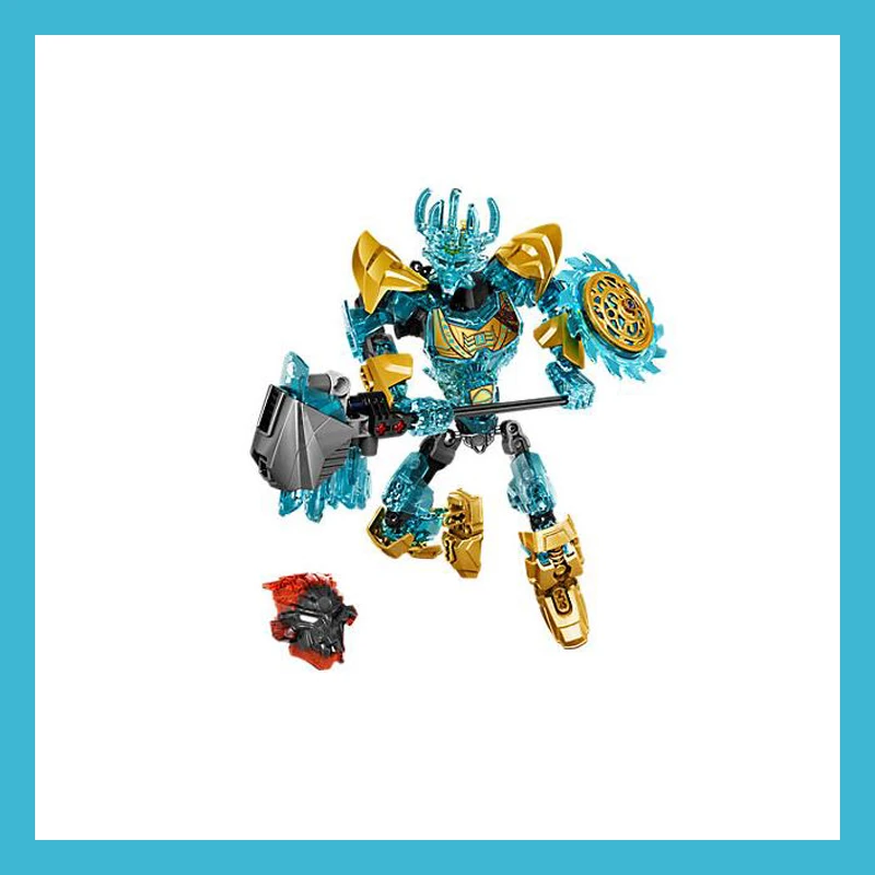 Новинка 71312 совместим с Bela Bionicle Ekimu производитель масок Биохимический воин