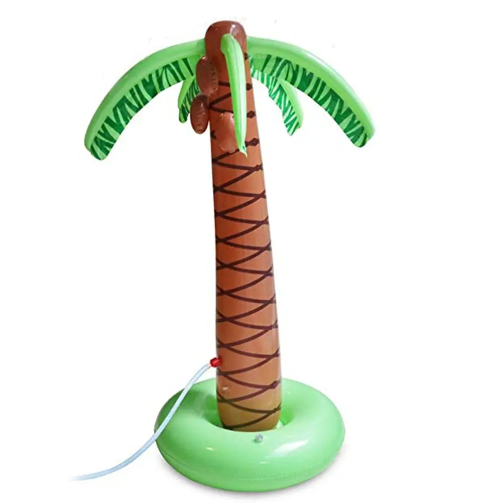 

Swim Floaties Water Play Sprinkler Inflatable Palm Tree Kids Spray Water Toy Parent Child Inflatable