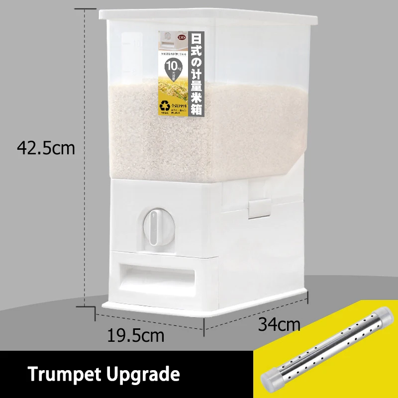 Mrosaa кухня коробка для хранения риса ведро влагостойкая насекомых герметичная