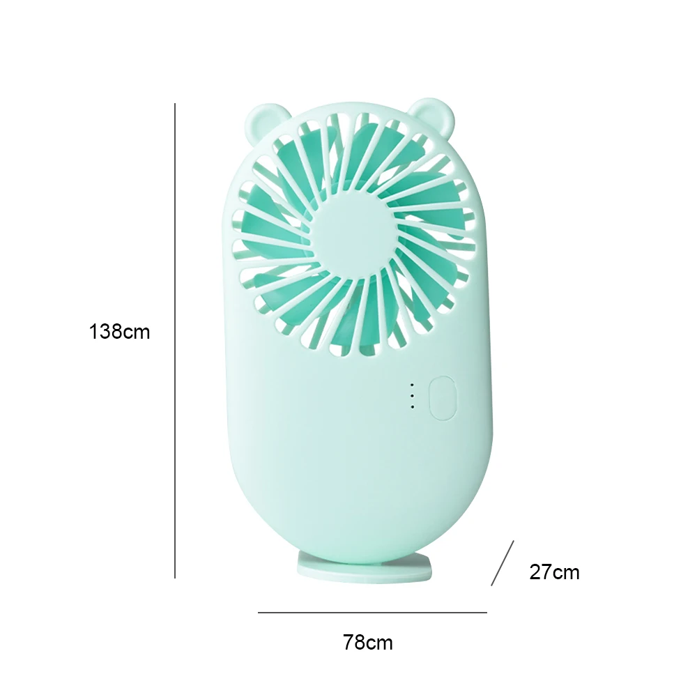 Летний кулер портативный вентилятор ручной USB перезаряжаемый Мини Складной для
