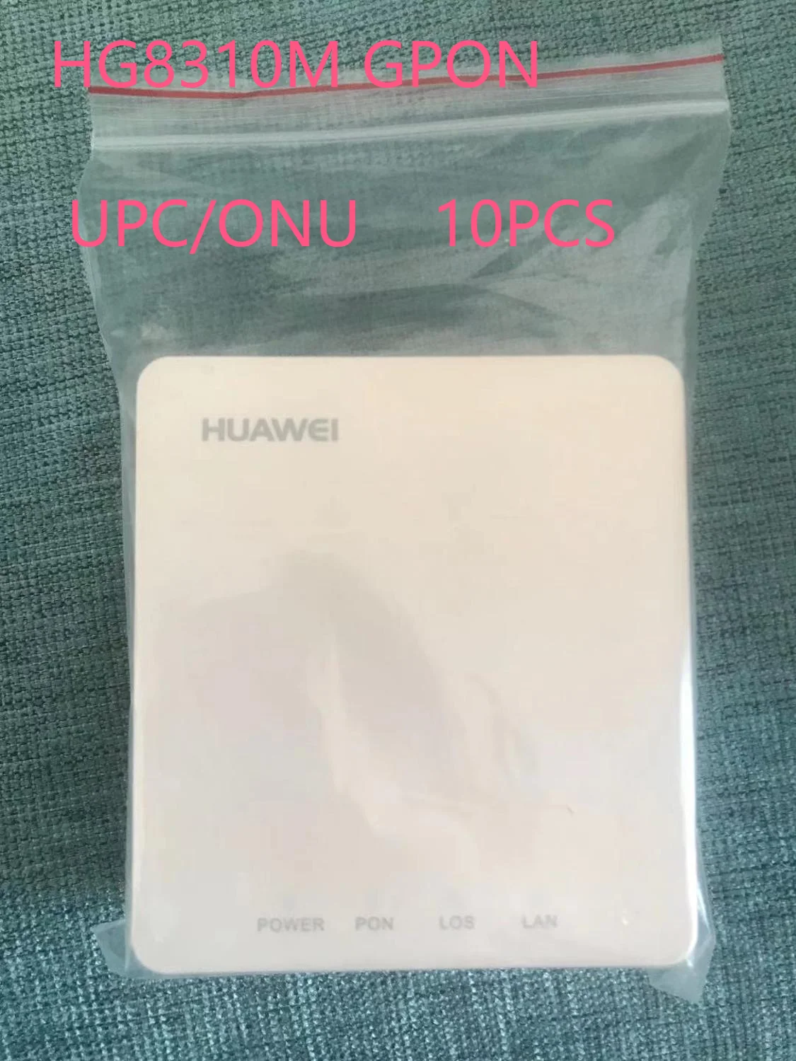 

Free shipping 10pcs VELHO Gpon ONU HG8310M ftth Fiber Optic second hand ont Router ont onu 8310m upc