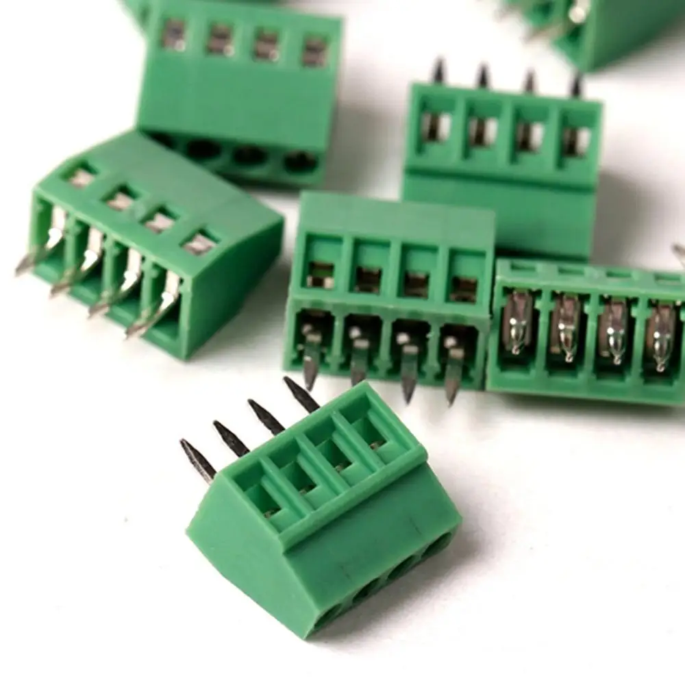 5 шт. 2 54 мм разъем провода для pcb 2P 16Pin винт PCB монтируется клеммные блоки