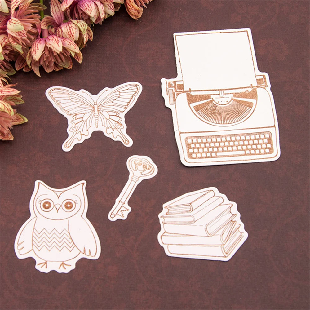 Совы металлические Вырубные штампы и прозрачные набор новые 2019 Рождество